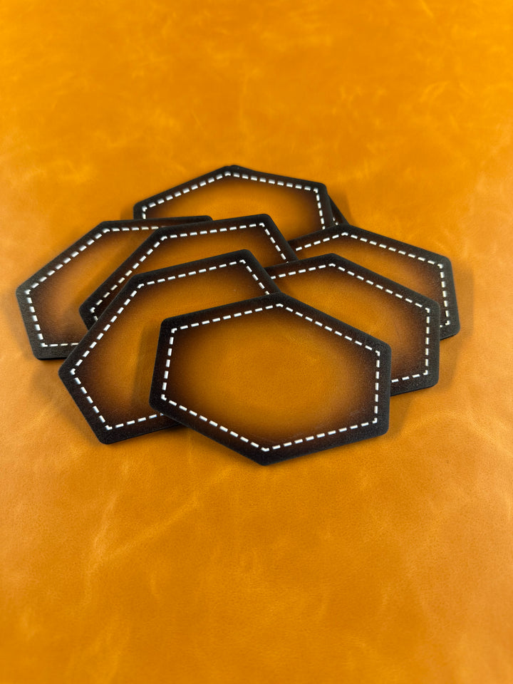 Custom hexagon patch blank